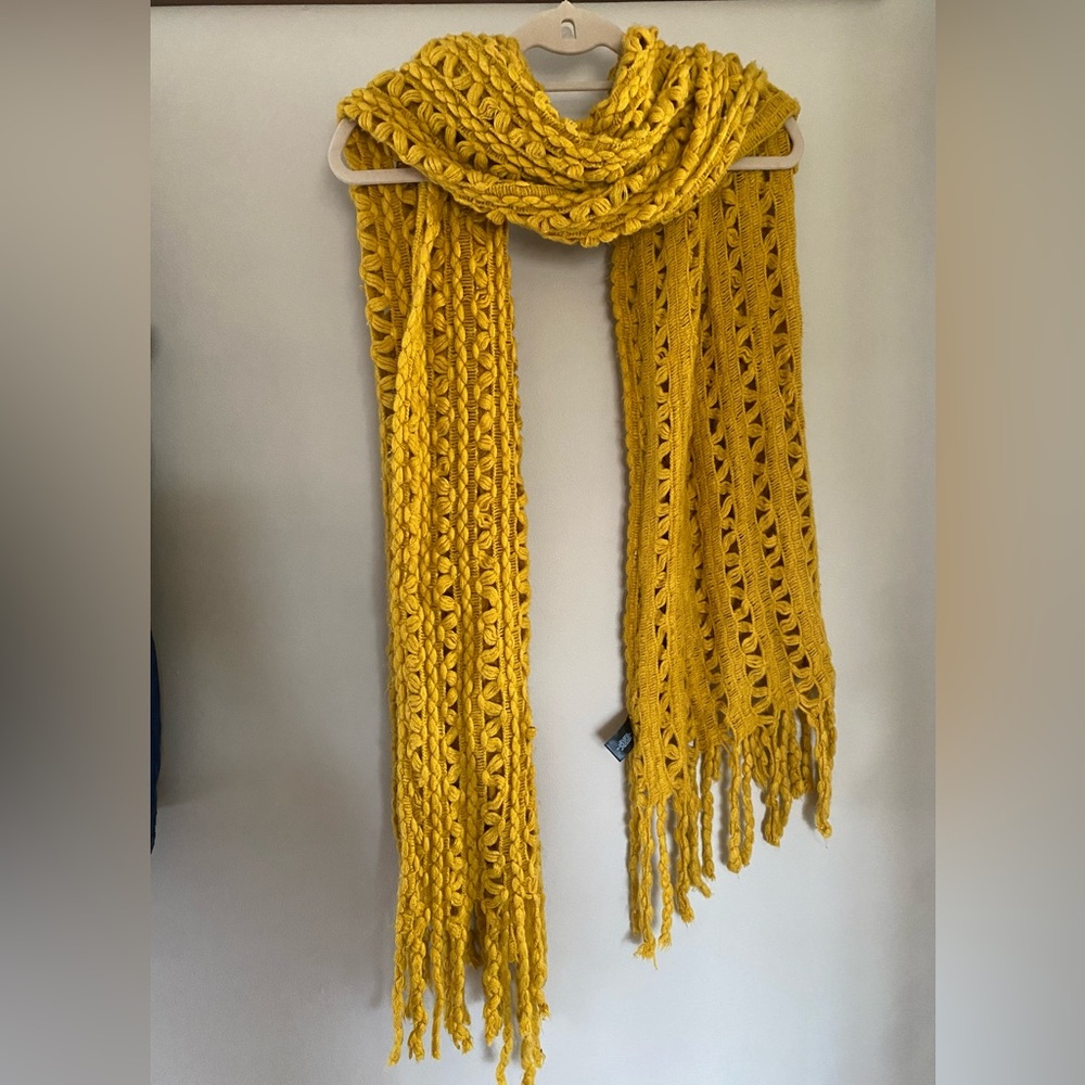 Chunky Yellow Scarf